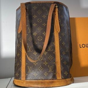 Authentic Louis Vuitton Monogram Bucket Bag